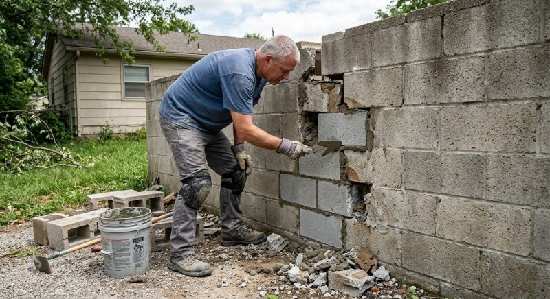 Block Masonry Repair in Ogden, UT