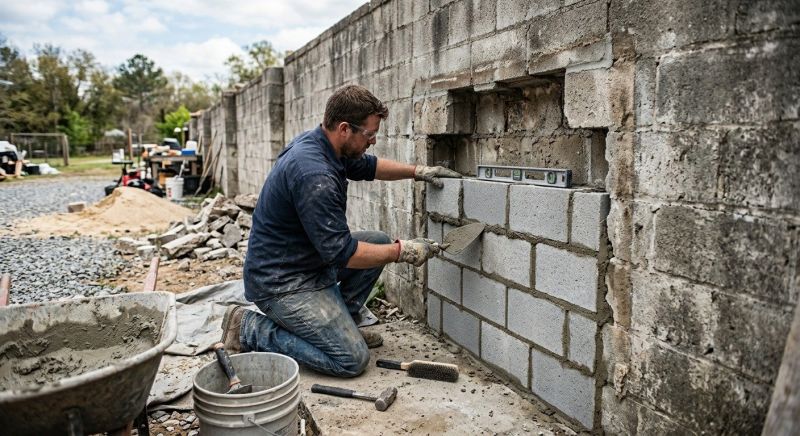 Block Wall Repair in Clearfield, UT