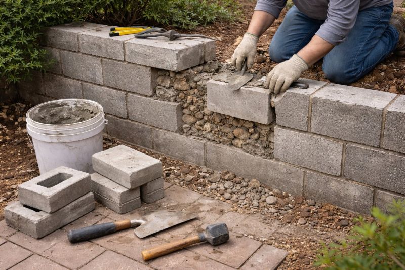 Block Wall Repair in Roy, UT