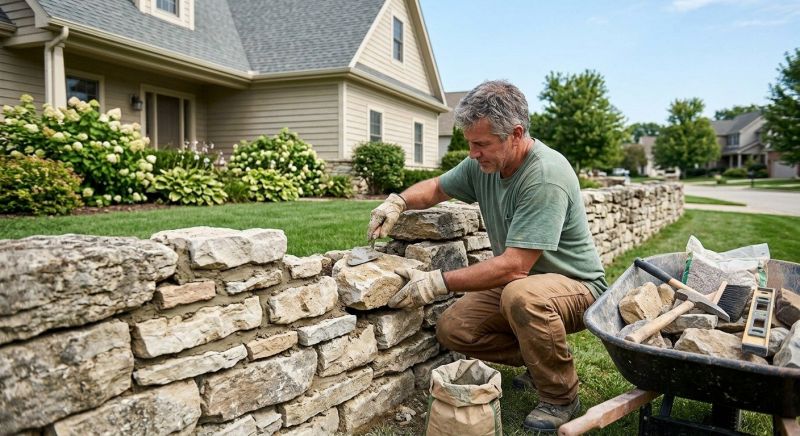 Brick Fence Repair in Ogden, UT