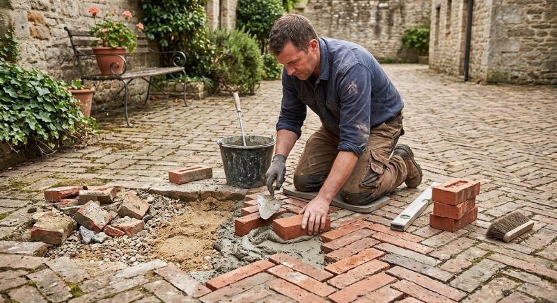 Brick Flatwork Repair in Farmington, UT