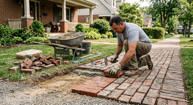 Brick Flatwork Repair in Farmington, UT