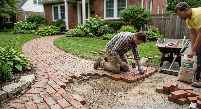 Brick Flatwork Repair in Morgan, UT