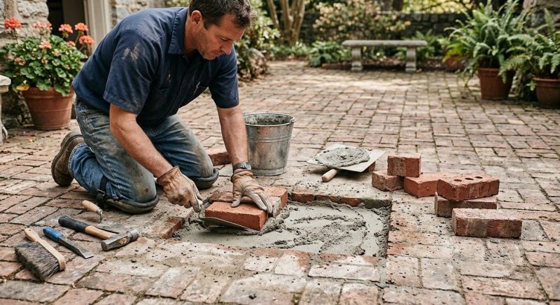Brick Flatwork Repair in Roy, UT