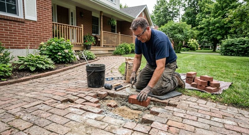 Brick Flatwork Repair in Weber County, UT