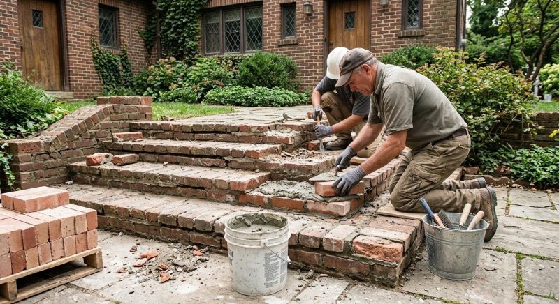 Brick Stairs Repair in Ogden, UT
