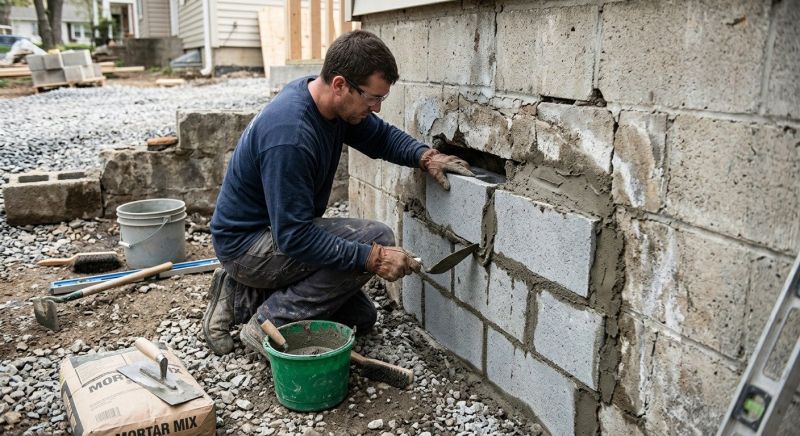 Concrete Block Repair in Brigham City, UT