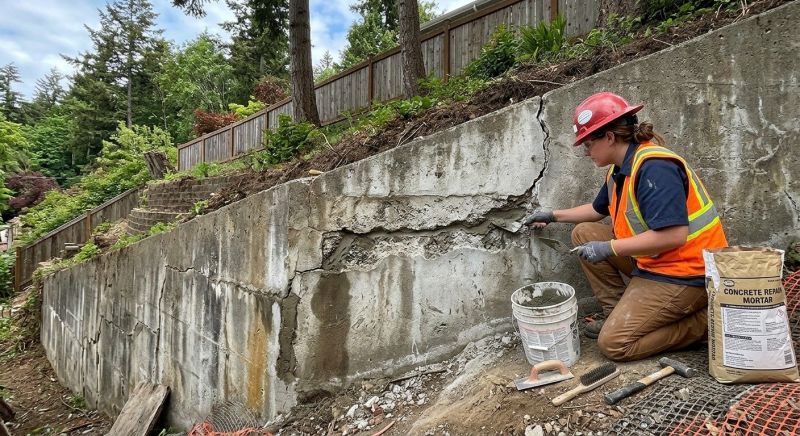Retaining Wall Repair in Davis County, UT