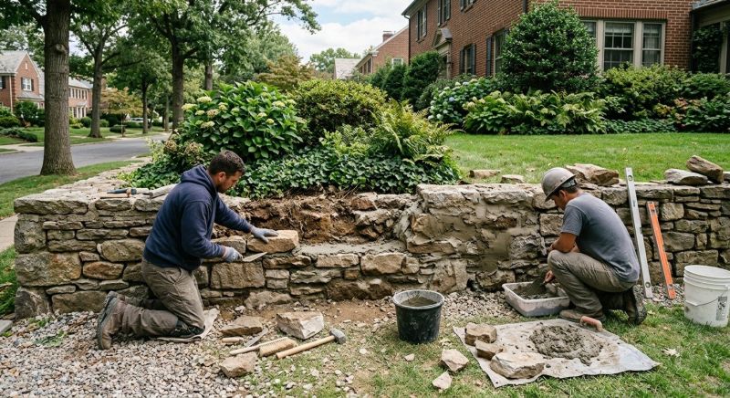 Retaining Wall Repair in Morgan, UT