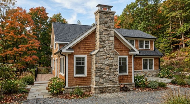 Stone Chimney Installation in Layton, UT