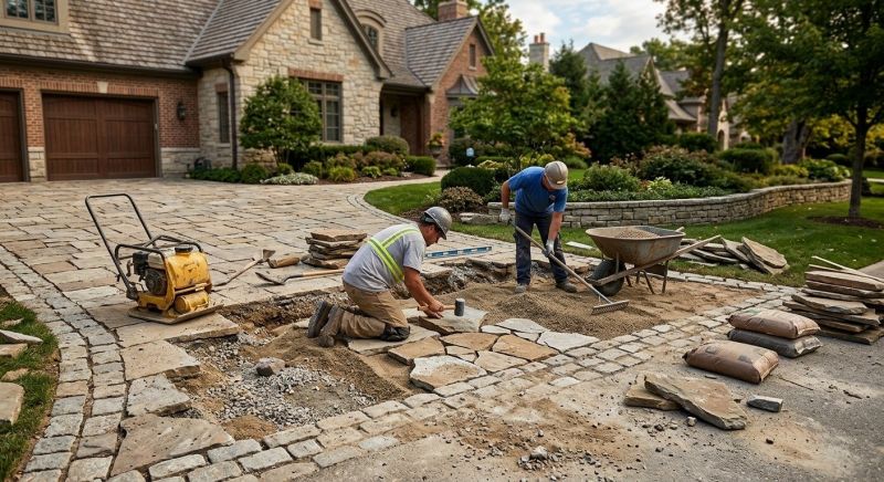 Stone Driveway Repair in Ogden, UT