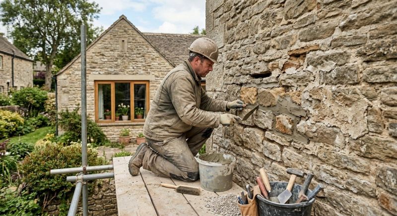 Stone Masonry Repair in Box Elder County, UT